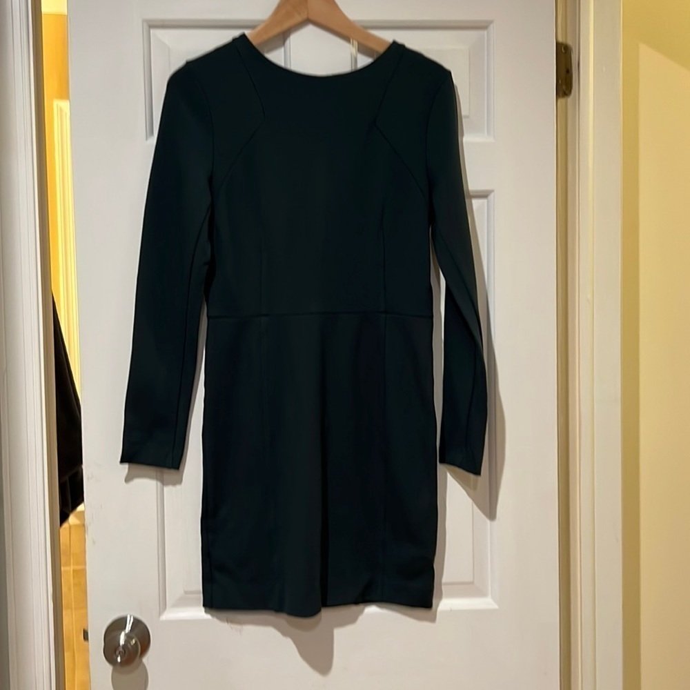 Green French Connection long sleeve dress